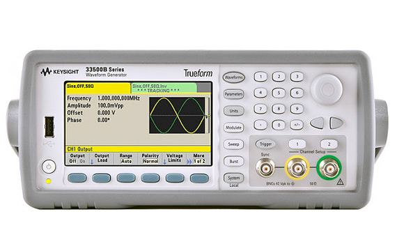 33512B 波形發(fā)生器，20 MHz，2 通道，具有任意波形生成能力